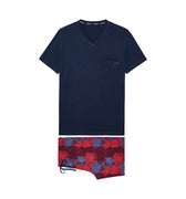 Bouquet Short Sleepwear | Bordeaux Print 403061-P0ZQ